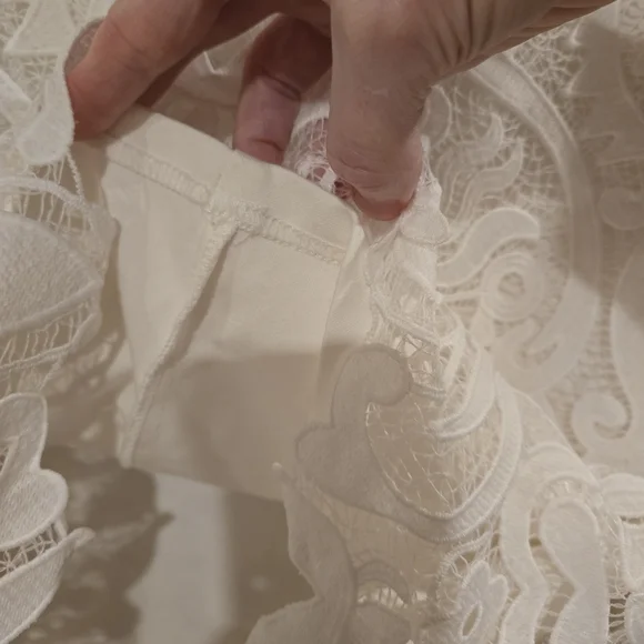 Gracia Floral Outfit Puff Sleeve Blouse & Skirt - Red, Black, White - Picture 16 of 16